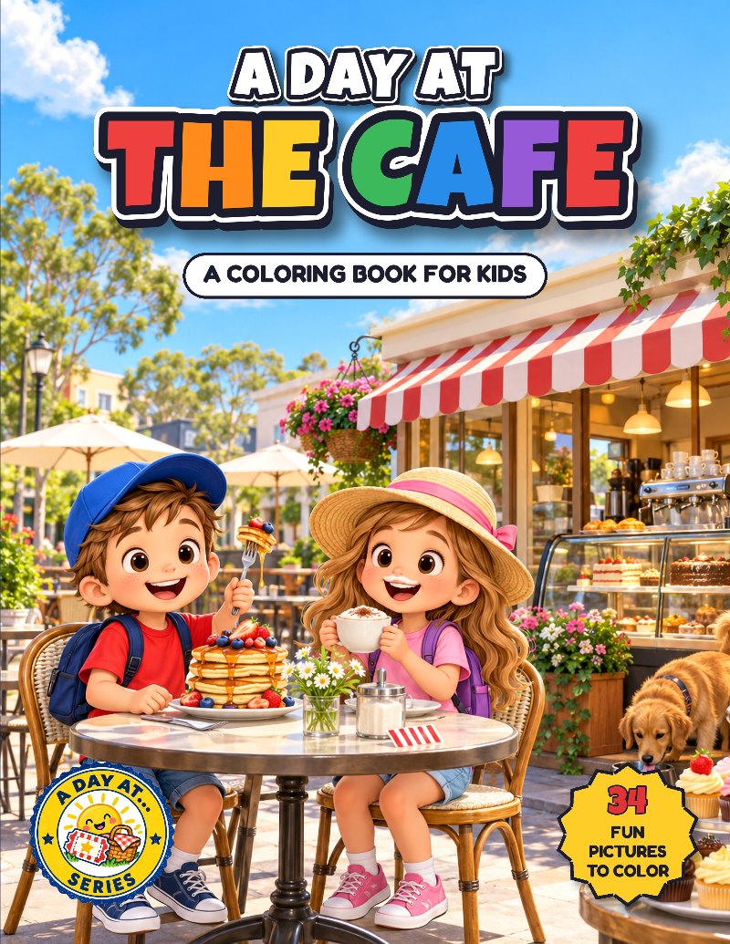 Cover of A Day at the Cafe