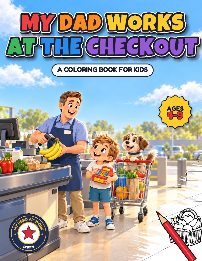 Cover of My Dad Works at the Checkout