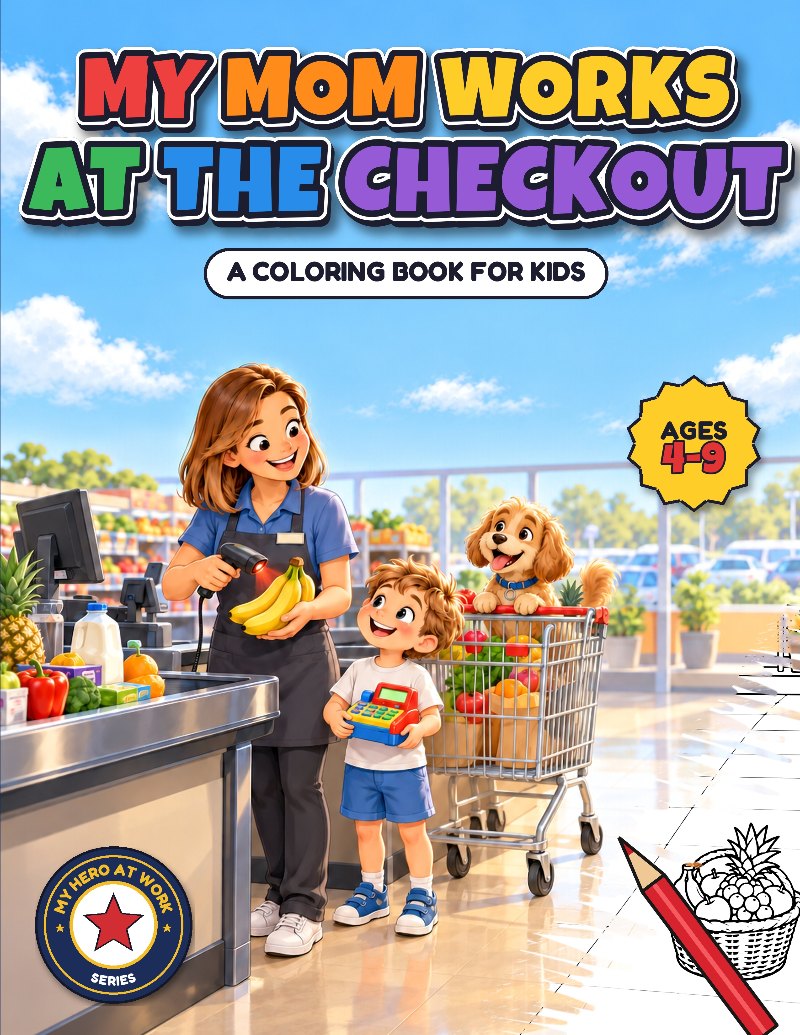 Cover of My Mom Works at the Checkout