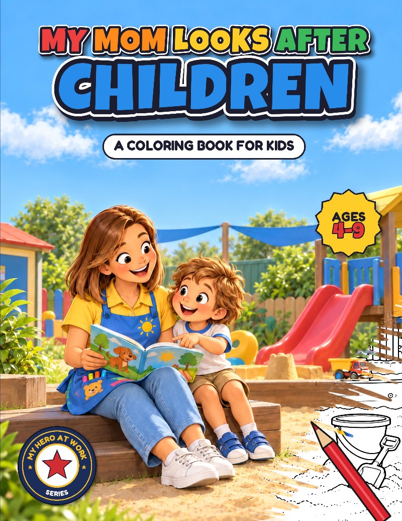Cover of My Mom Looks After Children