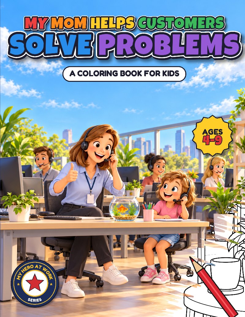 Cover of My Mom Helps Customers Solve Problems