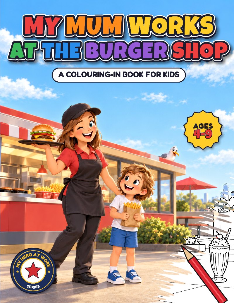 Cover of My Mum Works at the Burger Shop