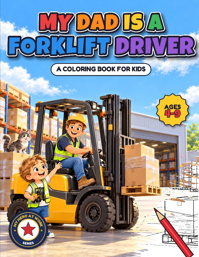 Cover of My Dad Is a Forklift Driver