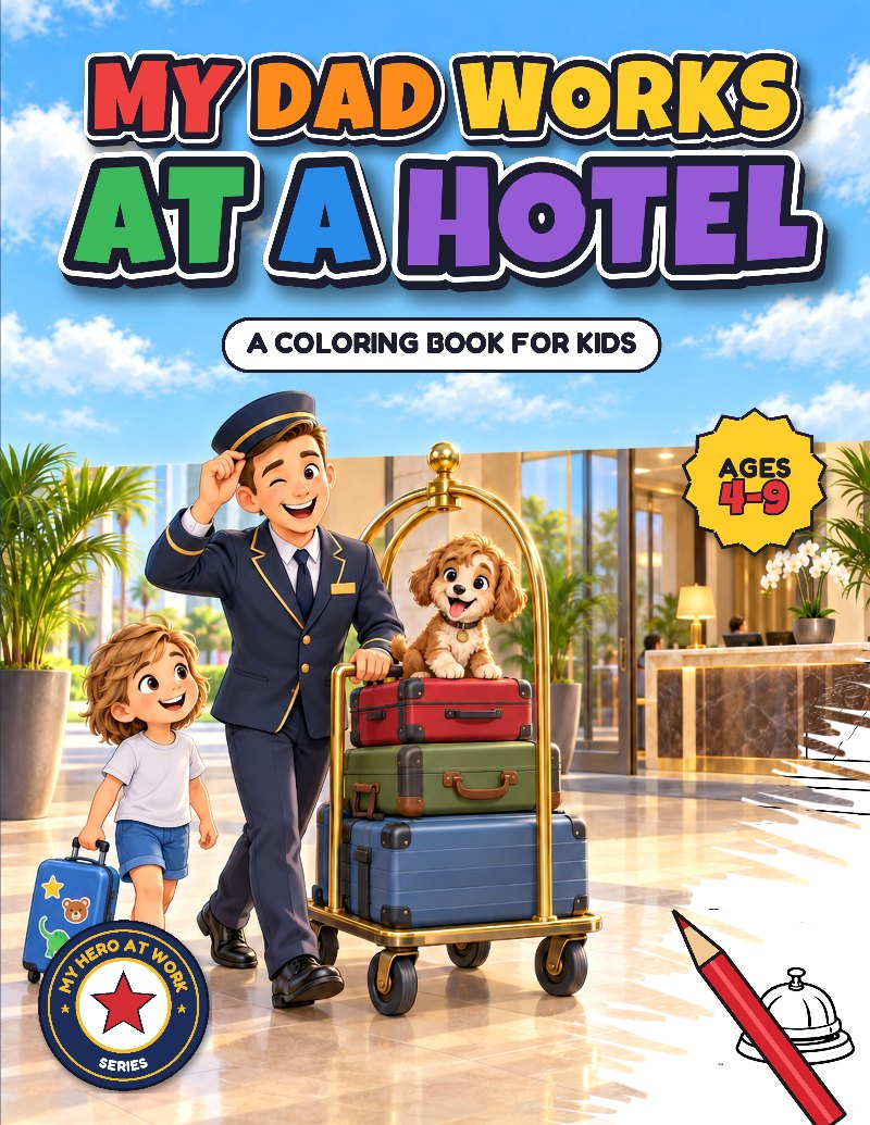 Cover of My Dad Works at a Hotel
