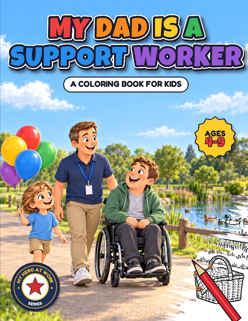 Cover of My Dad Is a Support Worker
