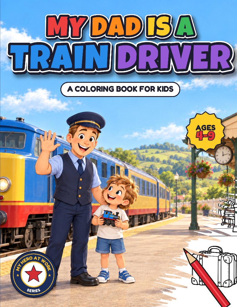 Cover of My Dad Is a Train Driver