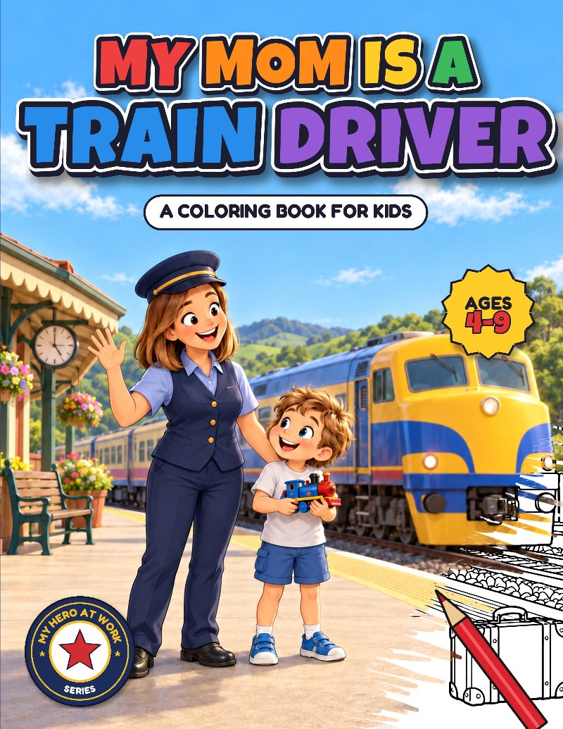 Cover of My Mom Is a Train Driver