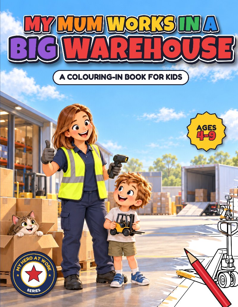 Cover of My Mum Works in a Big Warehouse